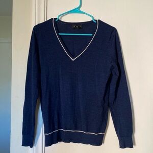 Club Monaco blue V neck sweater
